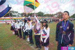 San Marcos celebra festividades patrias con hermoso desfile por las calles del municipio