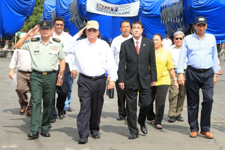 Recibe Nicaragua visita de buques-escuela de las fuerzas de autodefensa de Japón