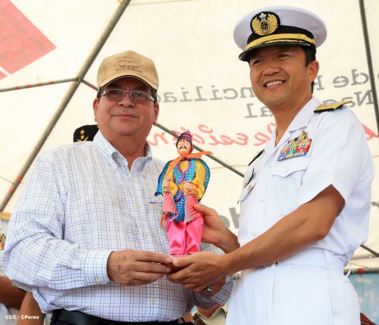 Recibe Nicaragua visita de buques-escuela de las fuerzas de autodefensa de Japón