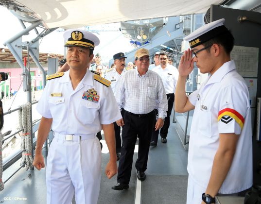 Recibe Nicaragua visita de buques-escuela de las fuerzas de autodefensa de Japón