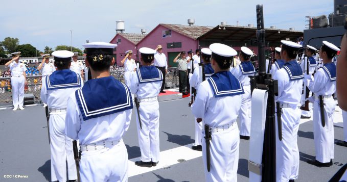 Recibe Nicaragua visita de buques-escuela de las fuerzas de autodefensa de Japón