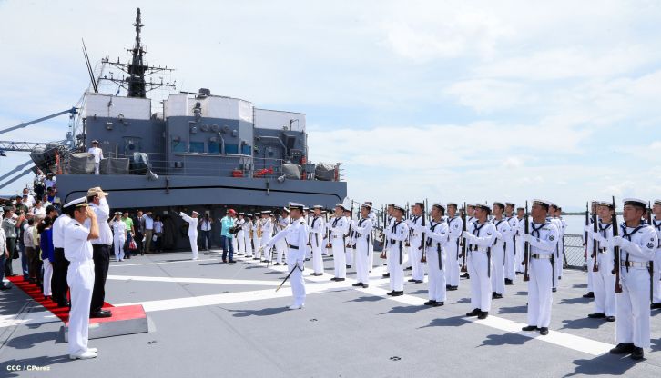 Recibe Nicaragua visita de buques-escuela de las fuerzas de autodefensa de Japón