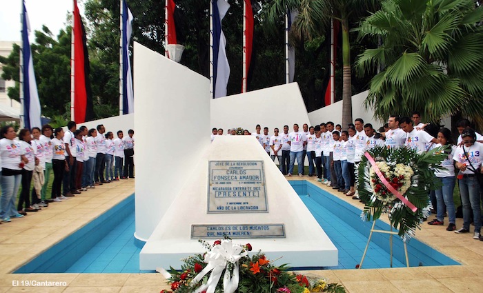 Nicaragua celebra 77 Natalicio del Comandante Carlos Fonseca 