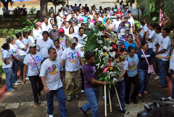 Nicaragua celebra 77 Natalicio del Comandante Carlos Fonseca 