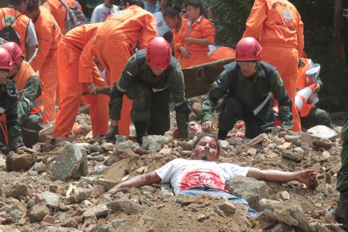 Nicaragua desarrolla Simulacro Nacional ante Desastres