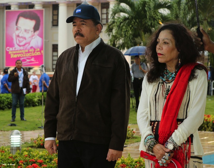 Daniel y Rosario conmemoran 77 Natalicio del Comandante Carlos Fonseca Amador