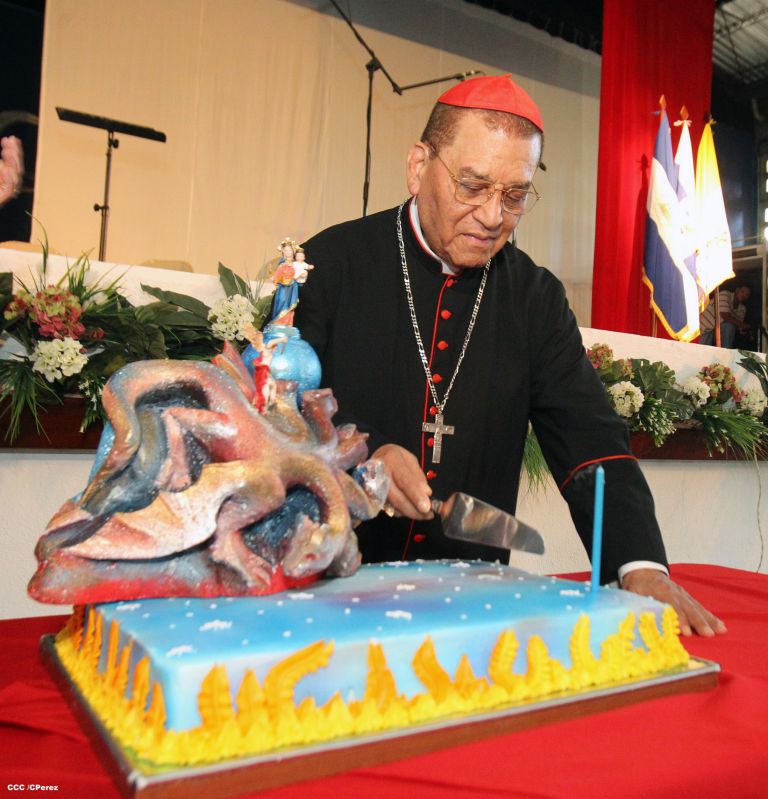 Celebran onomástico de Cardenal Miguel Obando Bravo con encuentro Coral de Música Nicaragüense