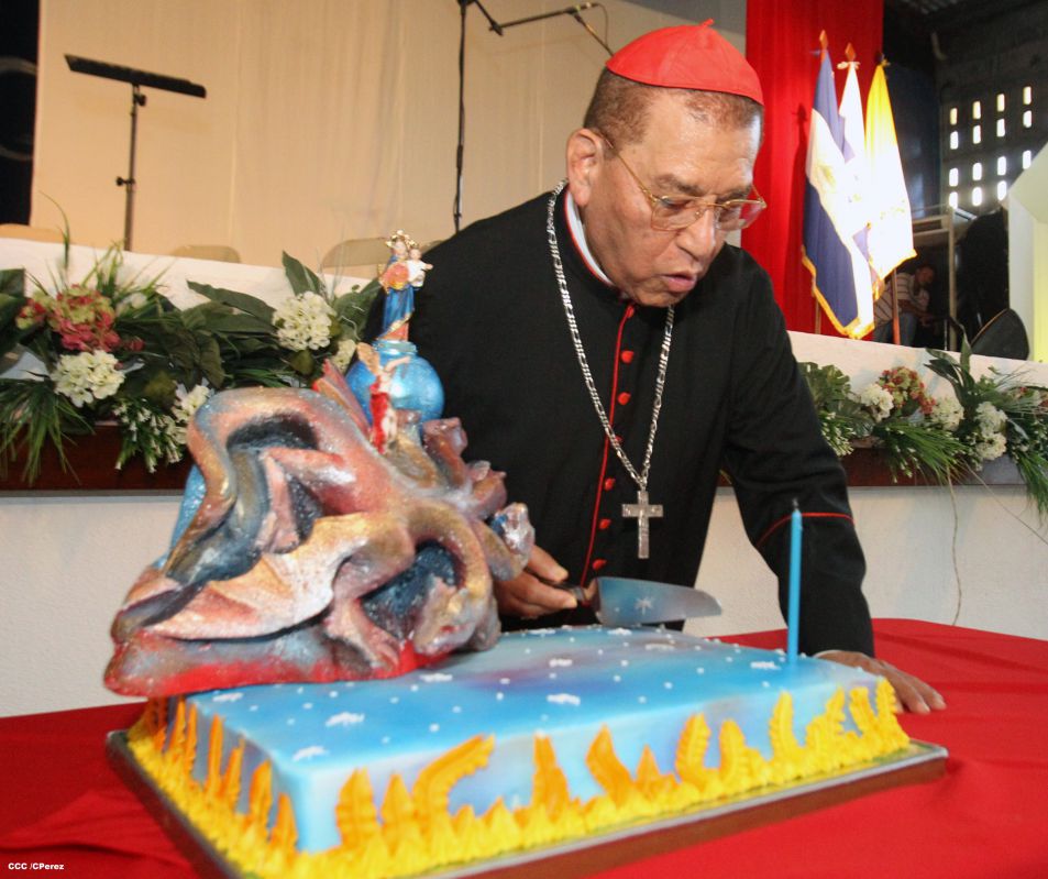 Celebran onomástico de Cardenal Miguel Obando Bravo con encuentro Coral de Música Nicaragüense