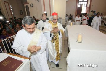Cardenal Brenes celebra misa en honor a San Jerónimo