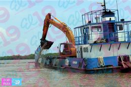 EPN inicia segundo dragado y formación de 9 islas artificiales en la bahía de Bluefields