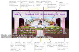 Instituciones presentan diseños para los Altares a la Purísima Concepción de María