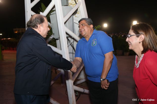 Presidente Daniel y Compañera Rosario presiden celebración del 36 Aniversario del MIGOB