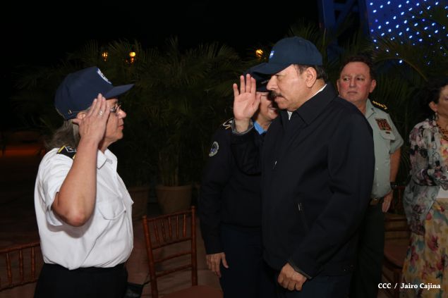 Presidente Daniel y Compañera Rosario presiden celebración del 36 Aniversario del MIGOB