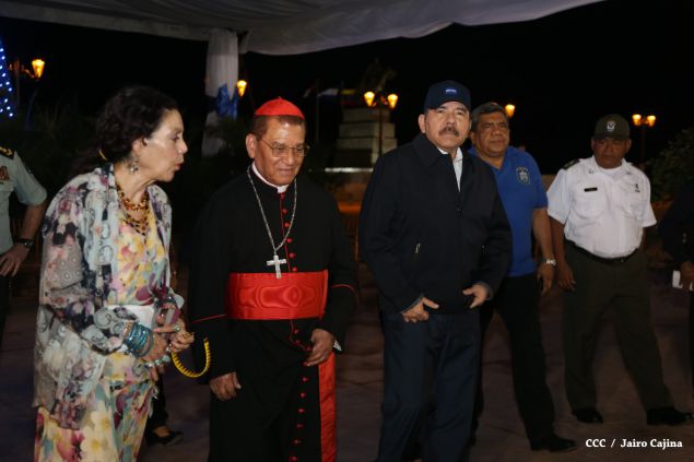 Presidente Daniel y Compañera Rosario presiden celebración del 36 Aniversario del MIGOB
