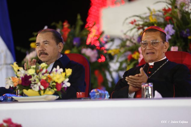 Presidente Daniel y Compañera Rosario presiden celebración del 36 Aniversario del MIGOB