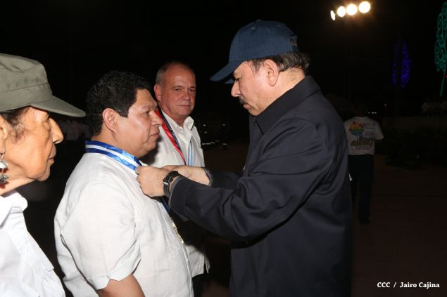 Presidente Daniel y Compañera Rosario presiden celebración del 36 Aniversario del MIGOB