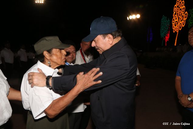 Presidente Daniel y Compañera Rosario presiden celebración del 36 Aniversario del MIGOB