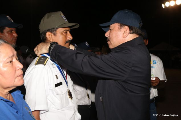 Presidente Daniel y Compañera Rosario presiden celebración del 36 Aniversario del MIGOB