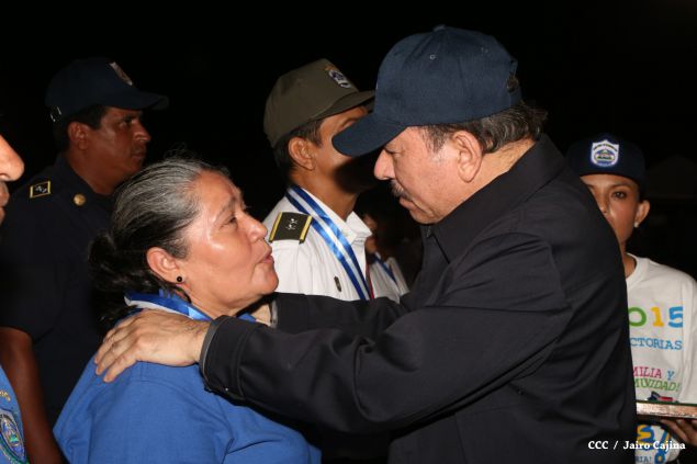 Presidente Daniel y Compañera Rosario presiden celebración del 36 Aniversario del MIGOB