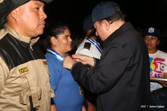 Presidente Daniel y Compañera Rosario presiden celebración del 36 Aniversario del MIGOB