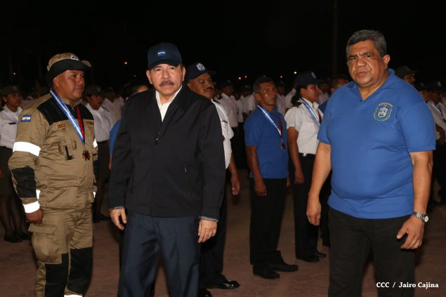 Presidente Daniel y Compañera Rosario presiden celebración del 36 Aniversario del MIGOB