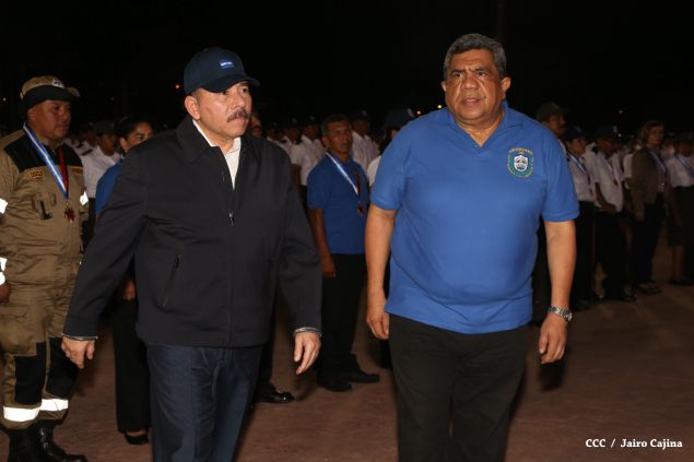 Presidente Daniel y Compañera Rosario presiden celebración del 36 Aniversario del MIGOB