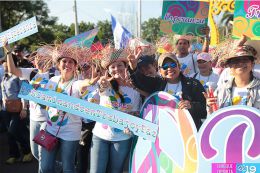 Caminata Trabajo y Paz... Unida, Nicaragua Triunfa!