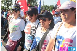 Caminata Trabajo y Paz... Unida, Nicaragua Triunfa!