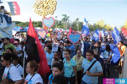 Caminata Trabajo y Paz... Unida, Nicaragua Triunfa!