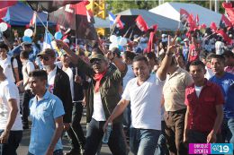 Caminata Trabajo y Paz... Unida, Nicaragua Triunfa!