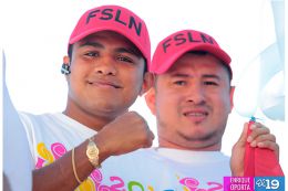 Caminata Trabajo y Paz... Unida, Nicaragua Triunfa!