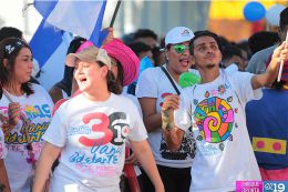 Caminata Trabajo y Paz... Unida, Nicaragua Triunfa!