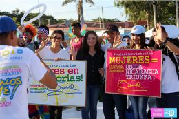 Caminata Trabajo y Paz... Unida, Nicaragua Triunfa!