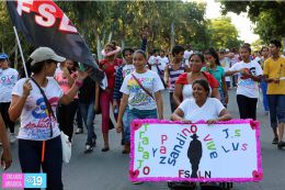 Caminata Trabajo y Paz... Unida, Nicaragua Triunfa!