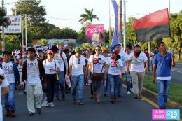 Caminata Trabajo y Paz... Unida, Nicaragua Triunfa!