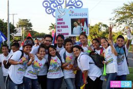 Caminata Trabajo y Paz... Unida, Nicaragua Triunfa!