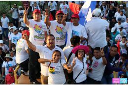 Caminata Trabajo y Paz... Unida, Nicaragua Triunfa!