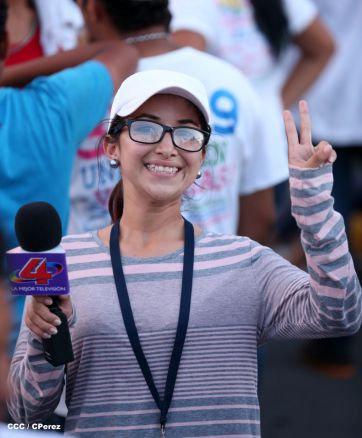 Más fotos de la Caminata Trabajo y Paz… Unida, Nicaragua Triunfa!