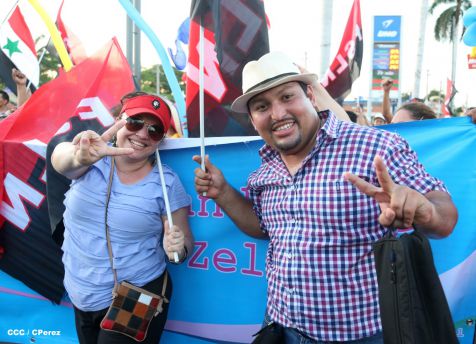 Más fotos de la Caminata Trabajo y Paz… Unida, Nicaragua Triunfa!