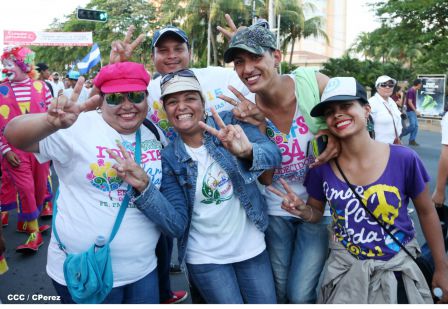 Más fotos de la Caminata Trabajo y Paz… Unida, Nicaragua Triunfa!