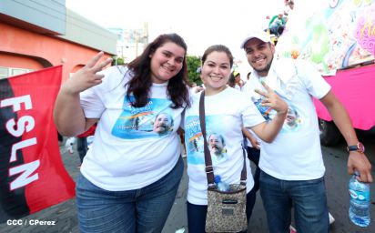Más fotos de la Caminata Trabajo y Paz… Unida, Nicaragua Triunfa!