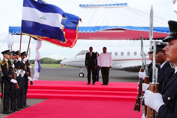 Presidente Martelly arriba a Nicaragua para participar en Cumbre de Petrocaribe