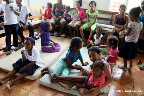 Simulacro protector ante huracanes en la Costa Caribe
