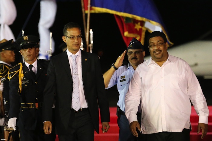 Llegan presidentes de Grenada y Santa Lucía