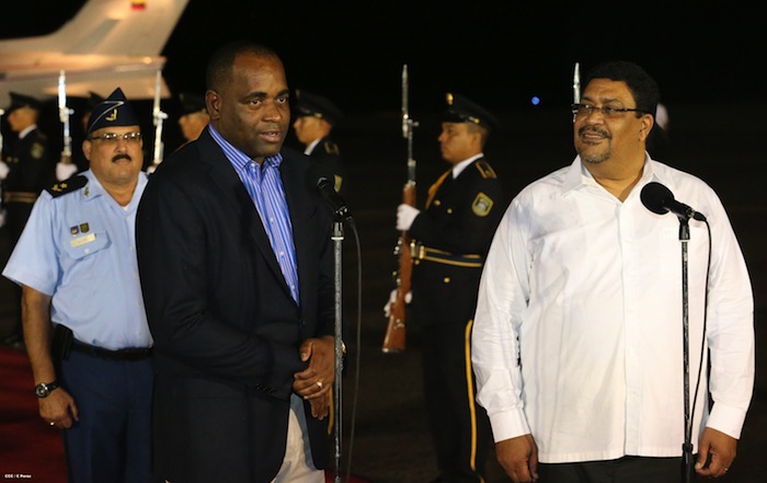 Arriban mandatarios del Caribe