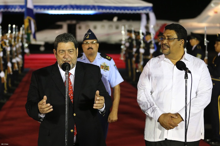 Arriban mandatarios del Caribe