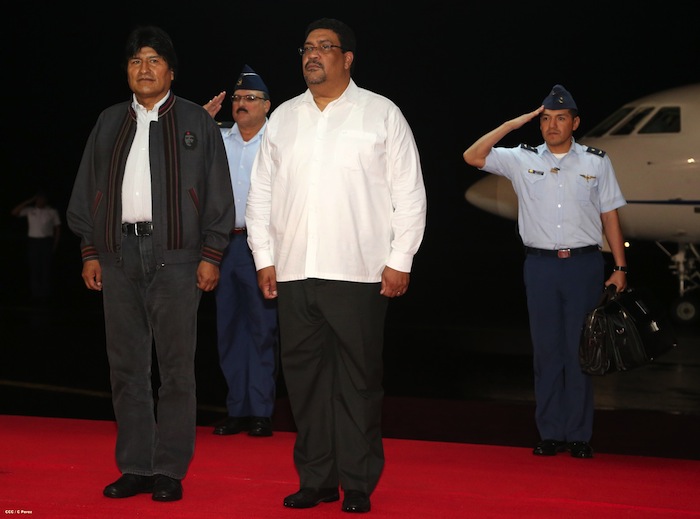 Evo Morales arriba a Nicaragua para participar en Cumbre Petrocaribe
