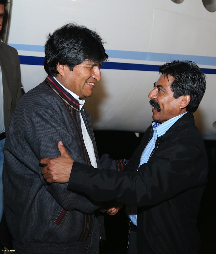 Evo Morales arriba a Nicaragua para participar en Cumbre Petrocaribe