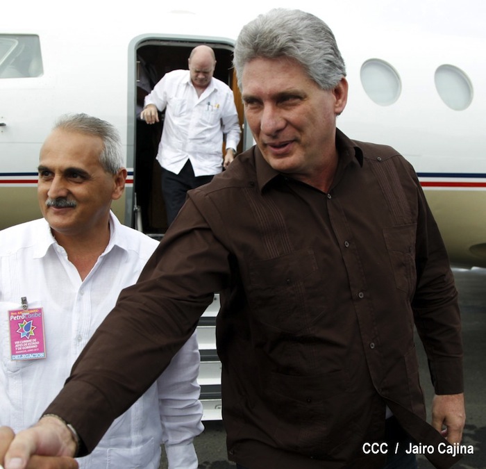 Arriba Primer Vicepresidente de Cuba a Nicaragua para participar en Cumbre Petrocaribe