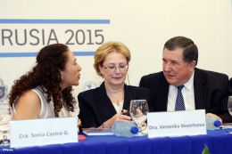 Ministra de Salud de la Federación de Rusia cumple intensa agenda de trabajo